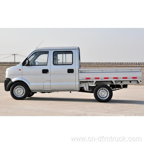 Double cabin gasoline mini cargo truck